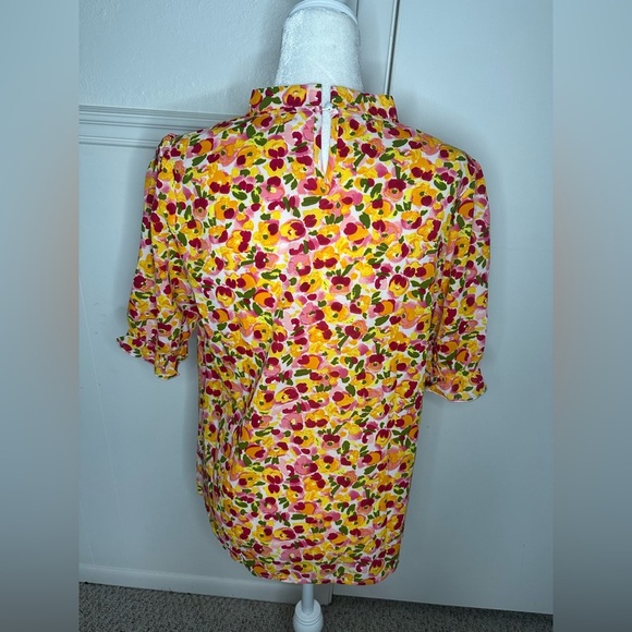 BTFBM Ruffled Puff Sleeve Blouse size M - Picture 4 of 10